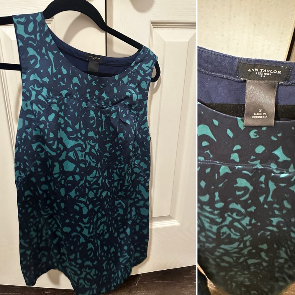 Ann Taylor and Calvin Klein sleeveless blouses